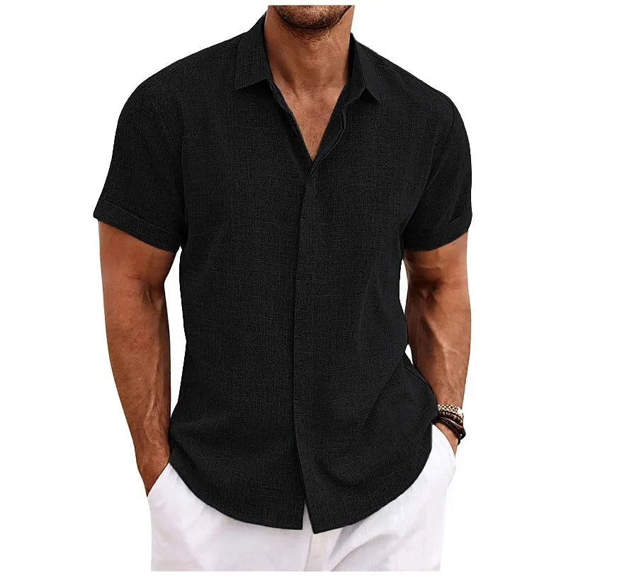 Men's Cotton-Linen Shirt