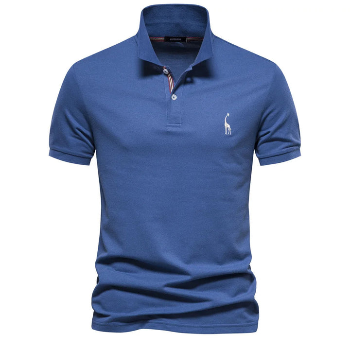 Classic Men's Polo with Embroidery Timeless Style with Refined Detailing