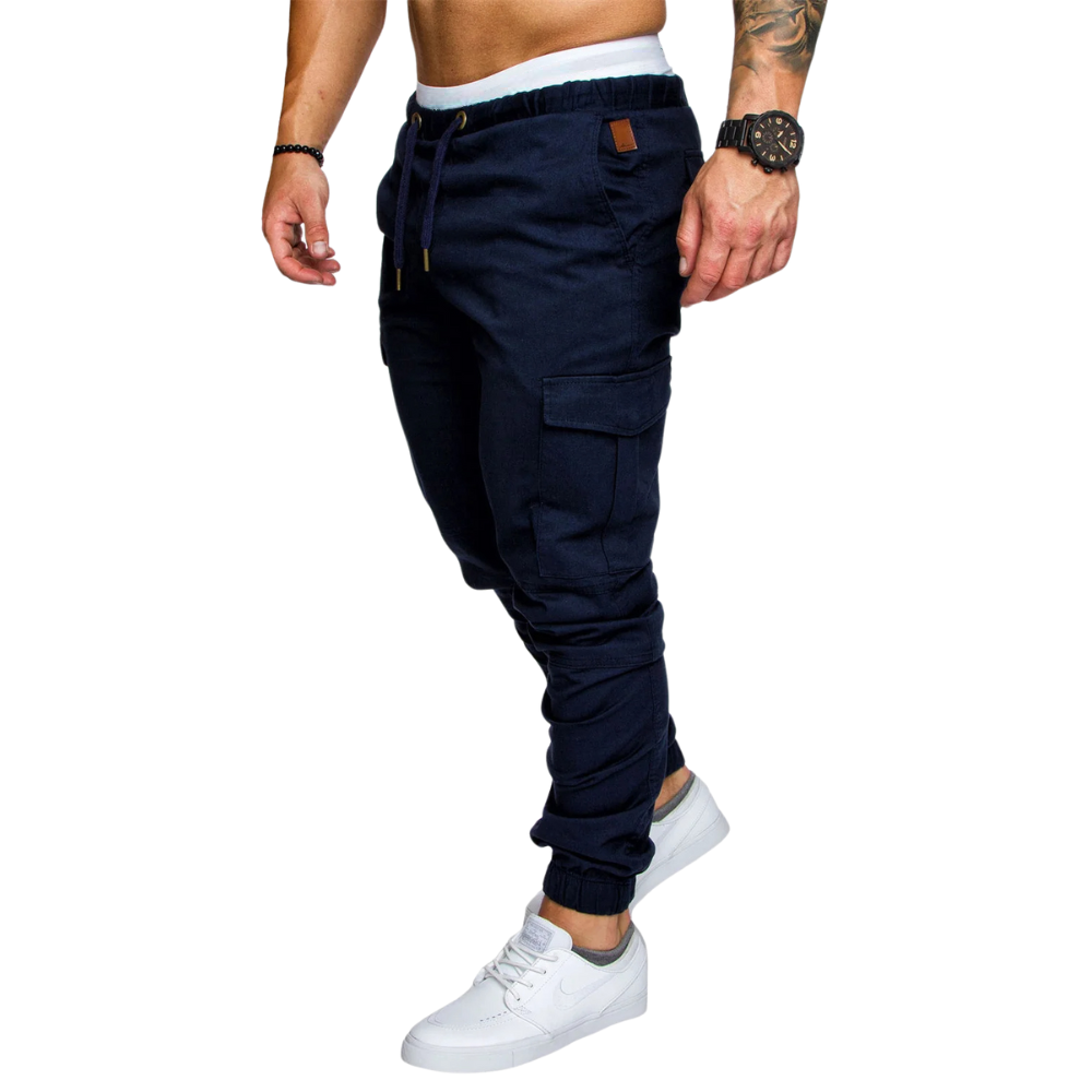 Rugged Multi-Pocket Cargo Joggers for Men