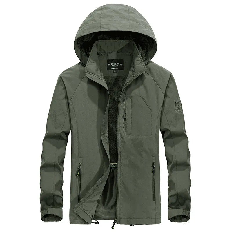 Everest Waterproof Outdoor Jacket with Detachable Hood All-Weather Protection for the Modern Adventurer