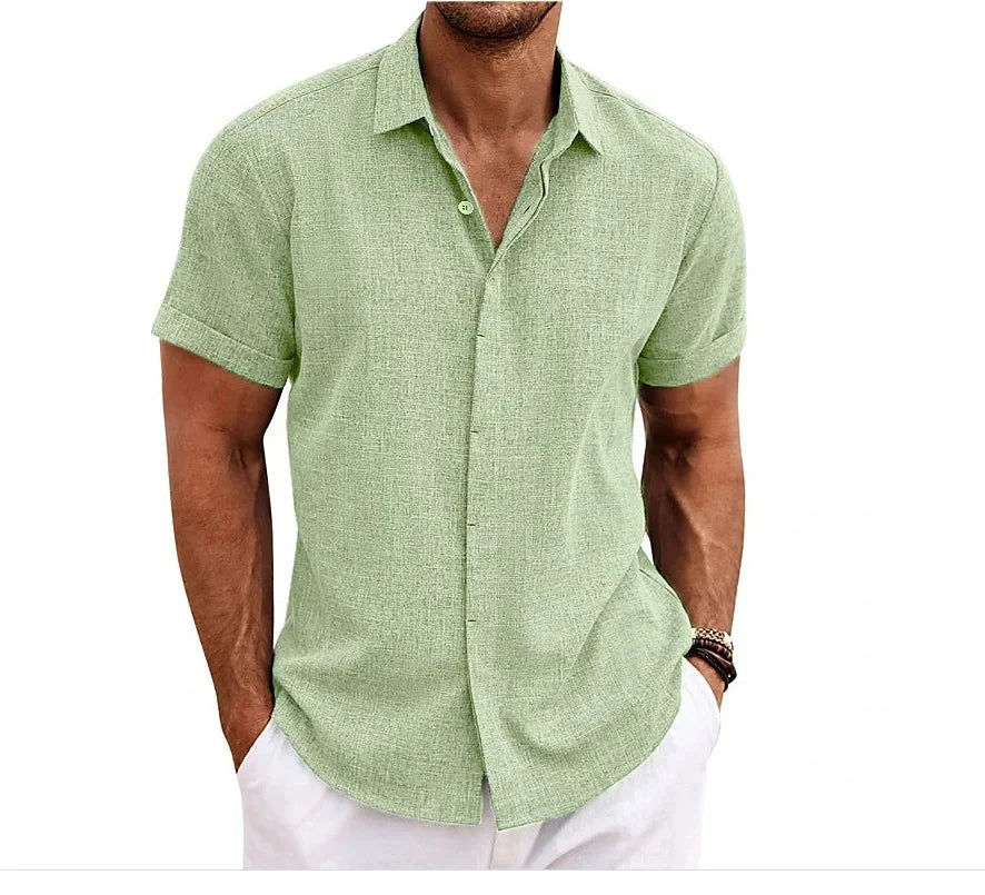 Men's Cotton-Linen Shirt