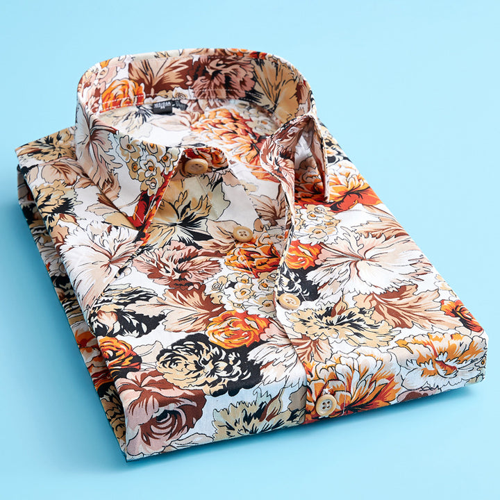 Men's Trendy Floral Shirt