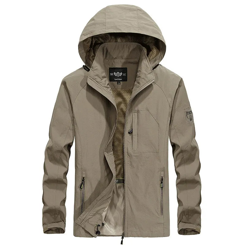 Everest Waterproof Outdoor Jacket with Detachable Hood All-Weather Protection for the Modern Adventurer