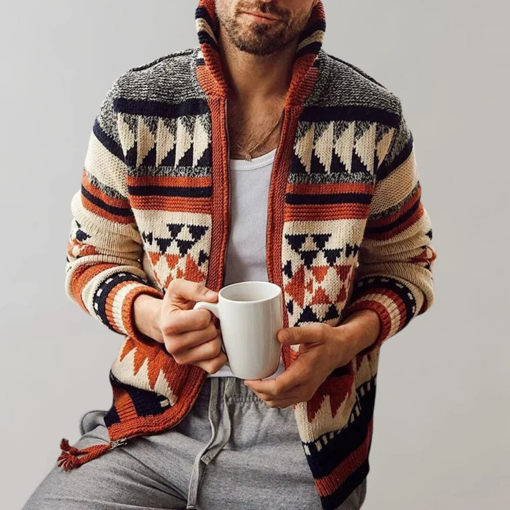 Stylish Men's Jacquard Vest