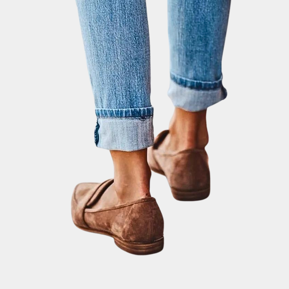 Women's Suede-Look Slip-On Loafers