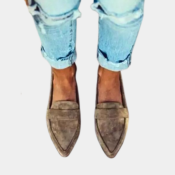 Women's Suede-Look Slip-On Loafers