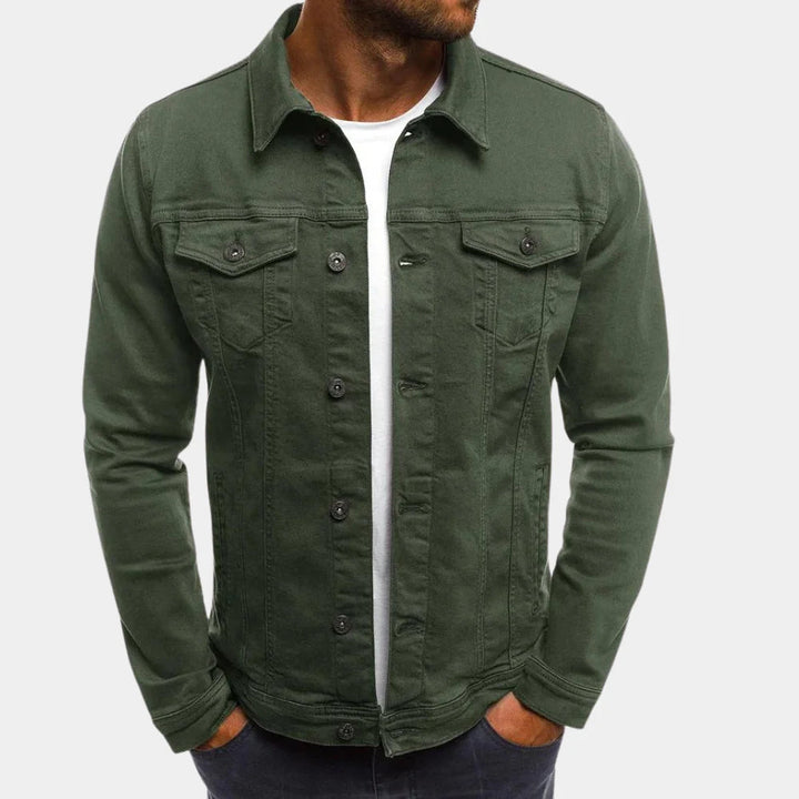 Casual Denim Jacket for Men Timeless Style Meets Everyday Comfort