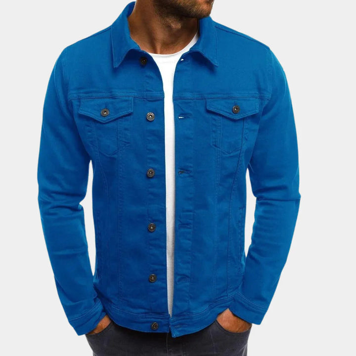 Casual Denim Jacket for Men Timeless Style Meets Everyday Comfort