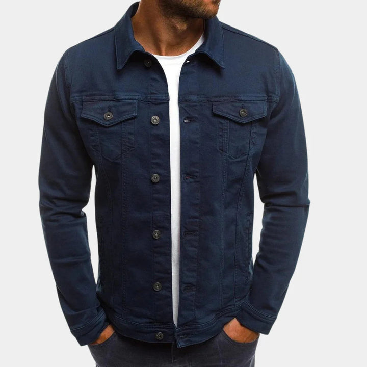 Casual Denim Jacket for Men Timeless Style Meets Everyday Comfort