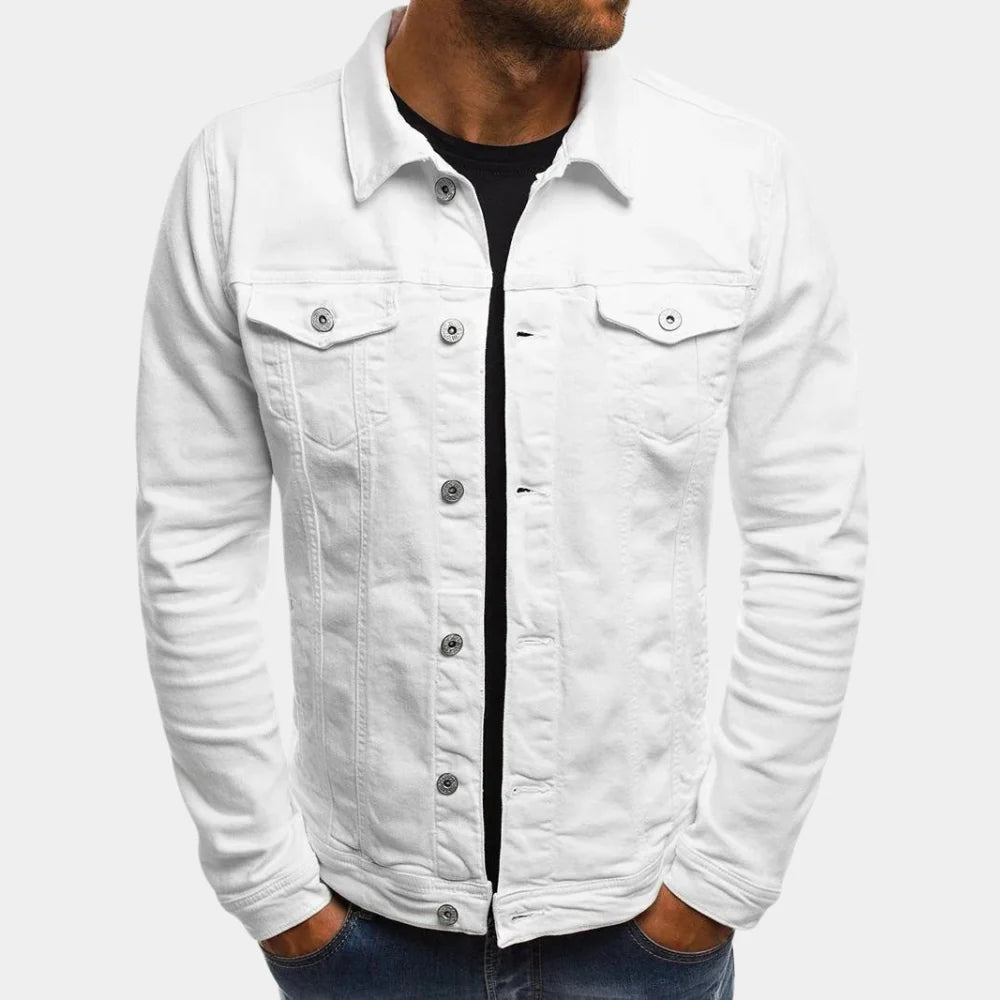 Casual Denim Jacket for Men Timeless Style Meets Everyday Comfort