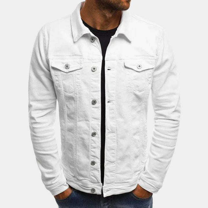 Casual Denim Jacket for Men Timeless Style Meets Everyday Comfort