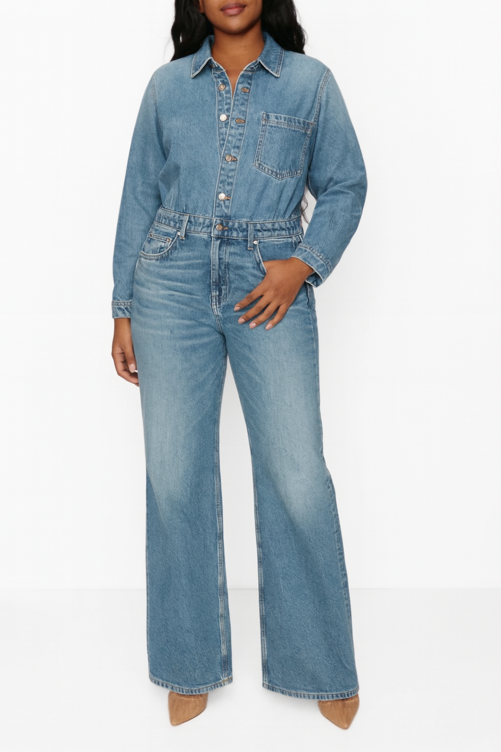 Women's Denim Jumpsuit