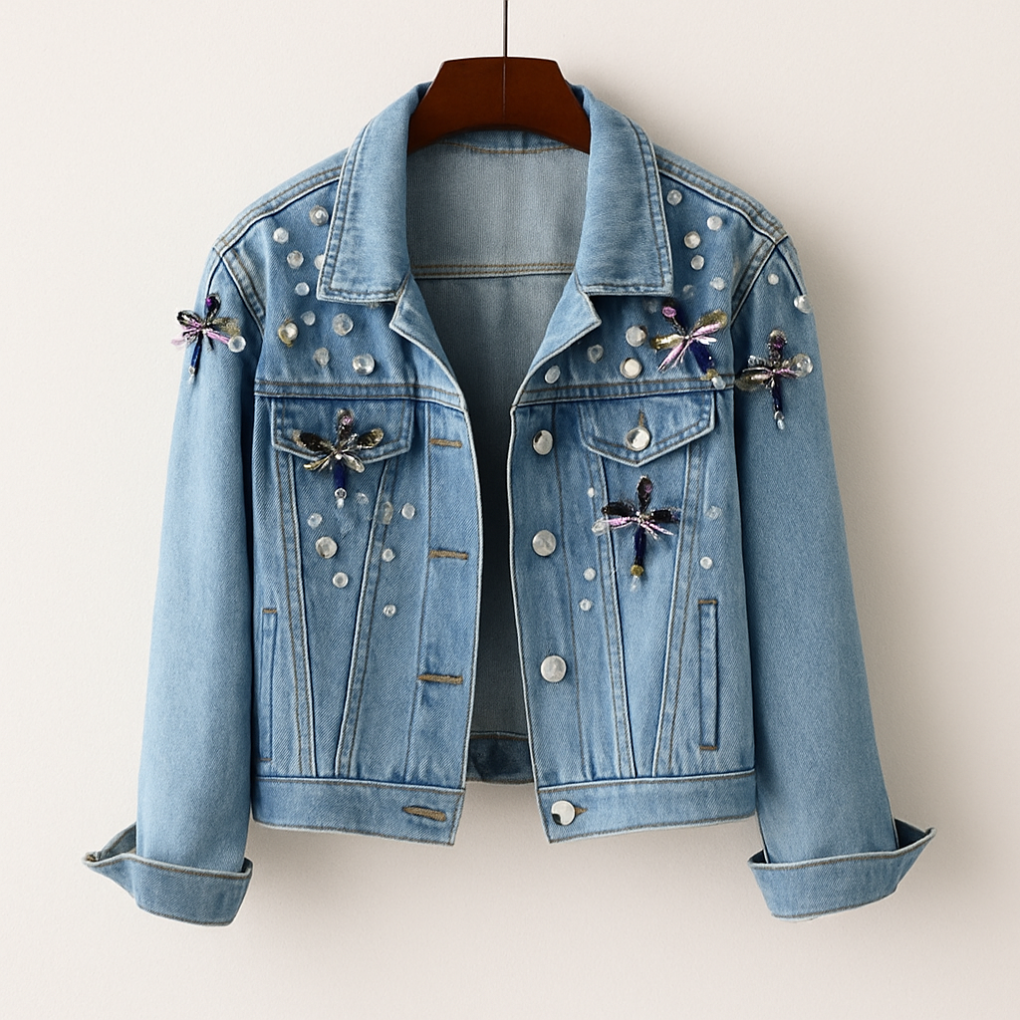 Women's eye catching denim jacket