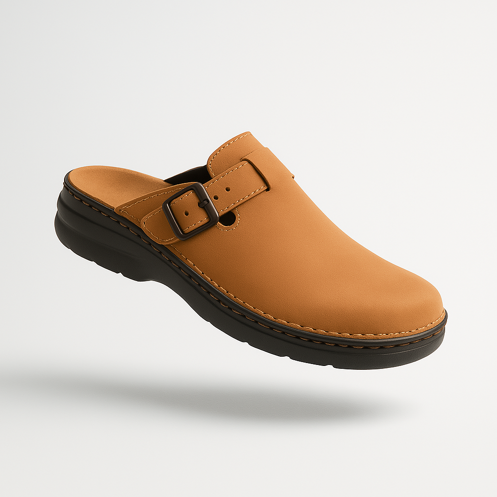 Leather Slip-On Unisex Clogs