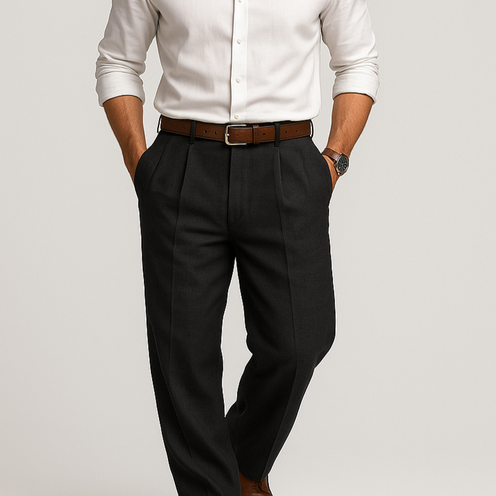 Men’s Cotton-Linen Casual Trousers – Relaxed Elegance for Everyday Comfort