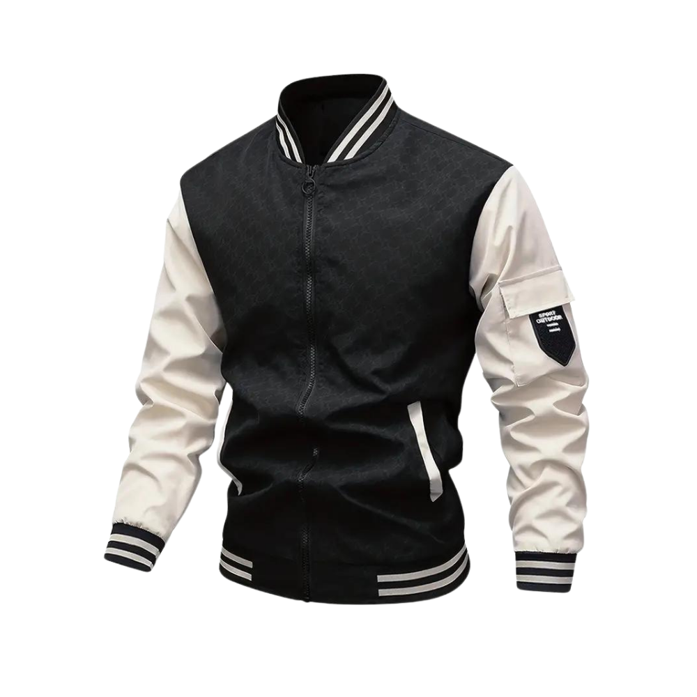 Casual Slim-Fit Baseball Jacket for Men