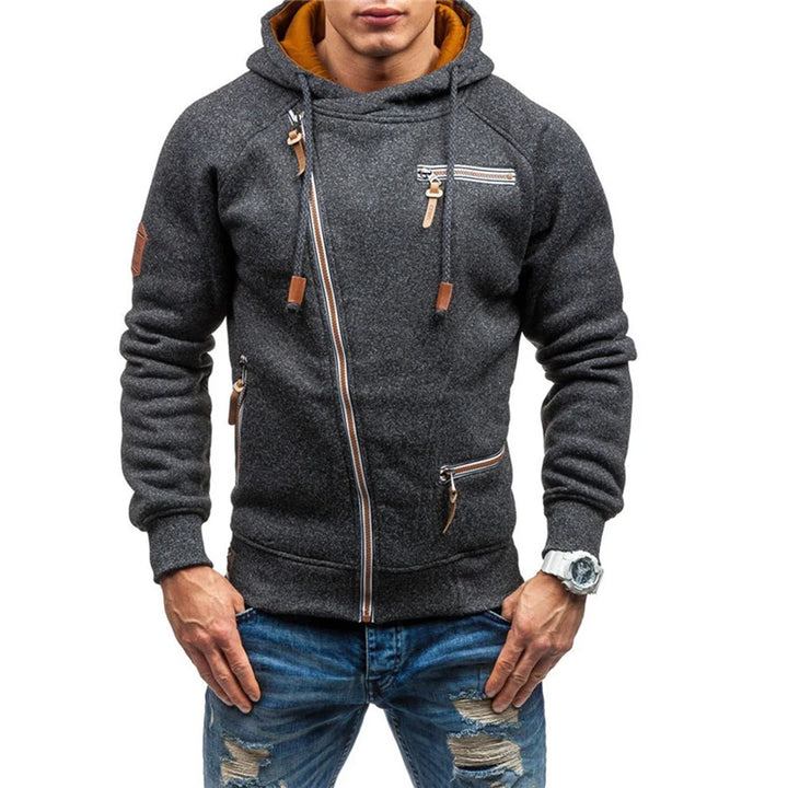 Casual Fleece Hoodie with Pockets for Men