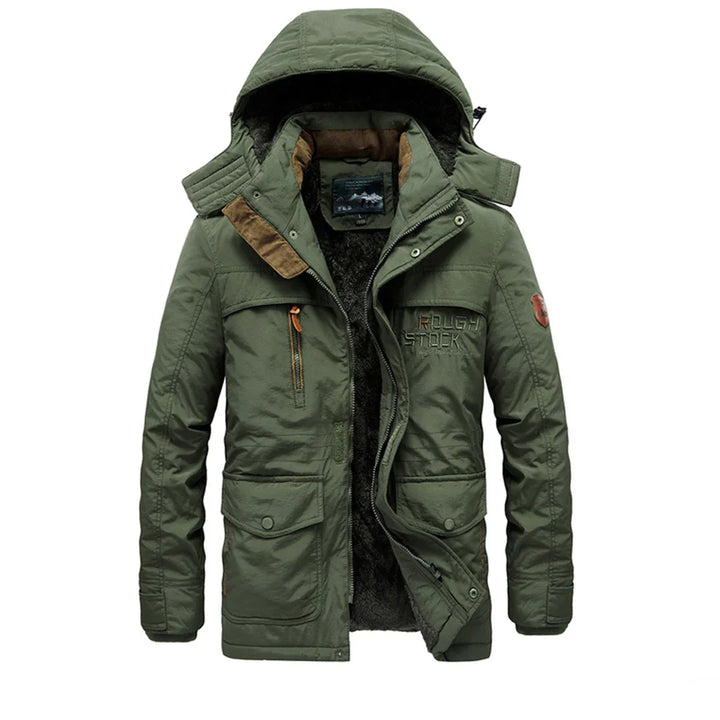 Stylish Winter Coat with Hood for Men