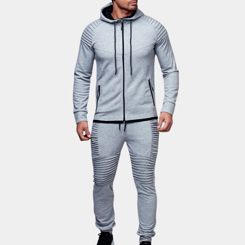 Casual Hooded Tracksuit for Men Modern Comfort Meets Functional Style