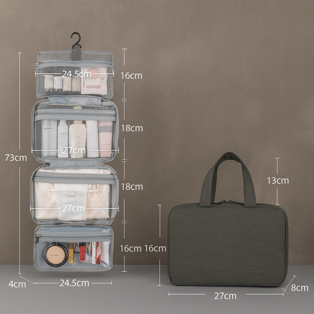 Sam | Multi-Compartment Toiletries Organiser