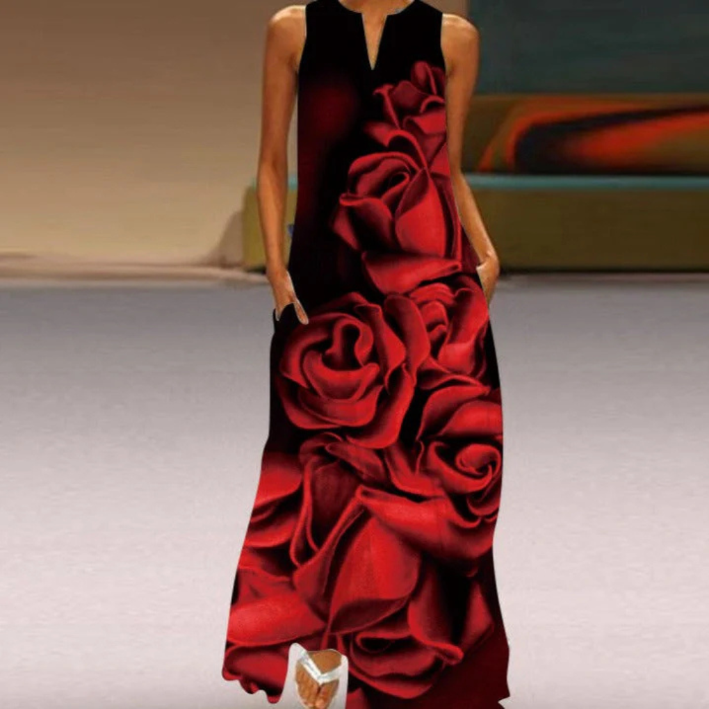 Women’s Sleeveless Dress – Elegant Form