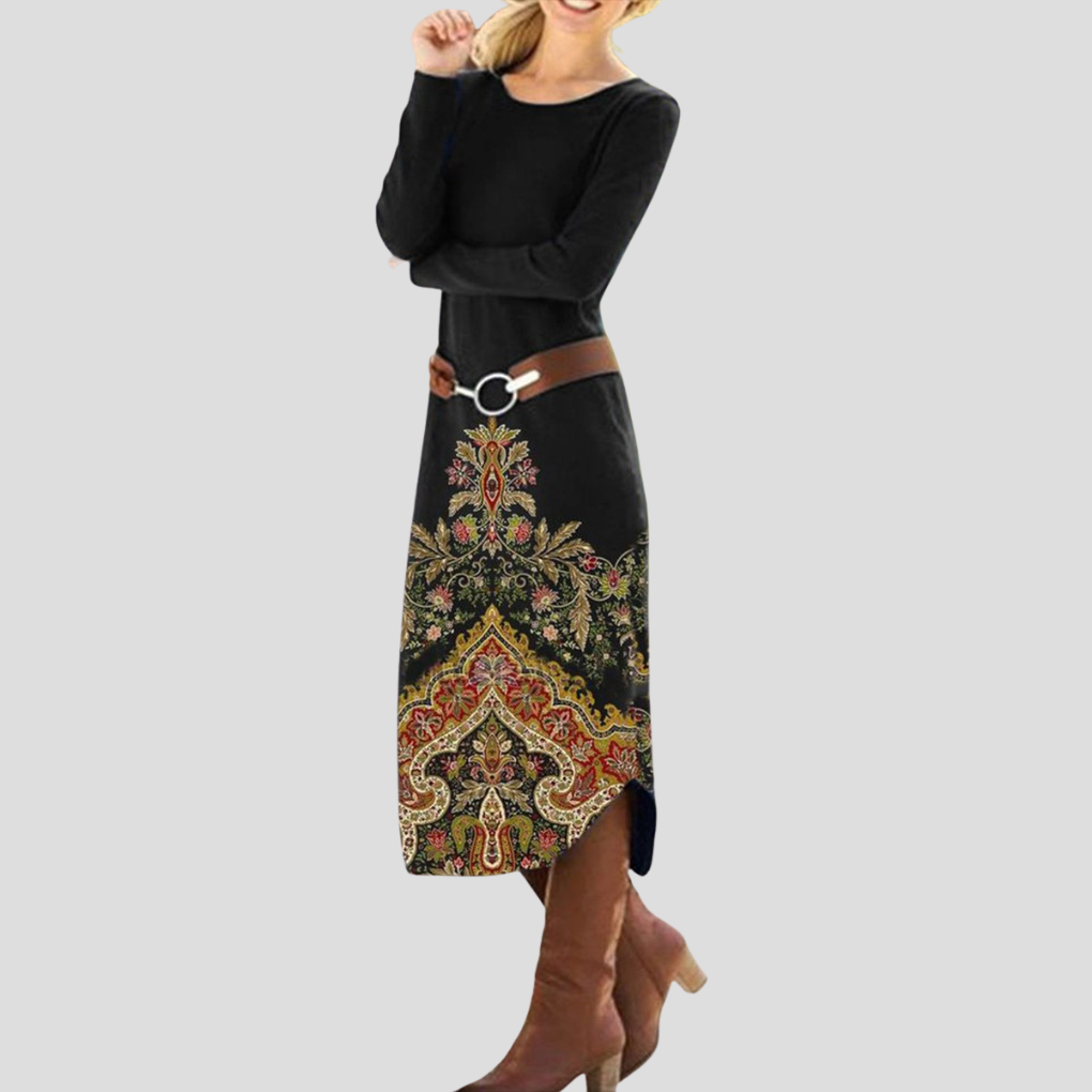 Women’s Midi Floral Print Dress