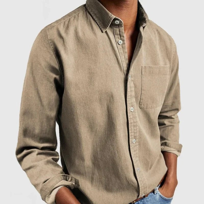 Men’s Denim Shirt Classic Denim, Refreshed for Modern Style