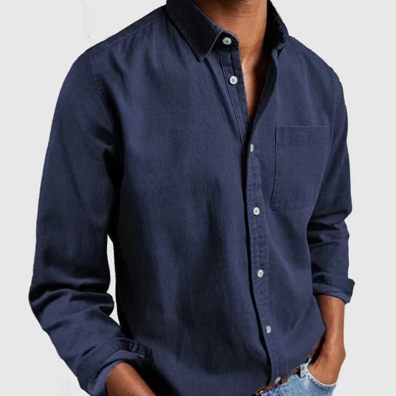 Men’s Denim Shirt Classic Denim, Refreshed for Modern Style