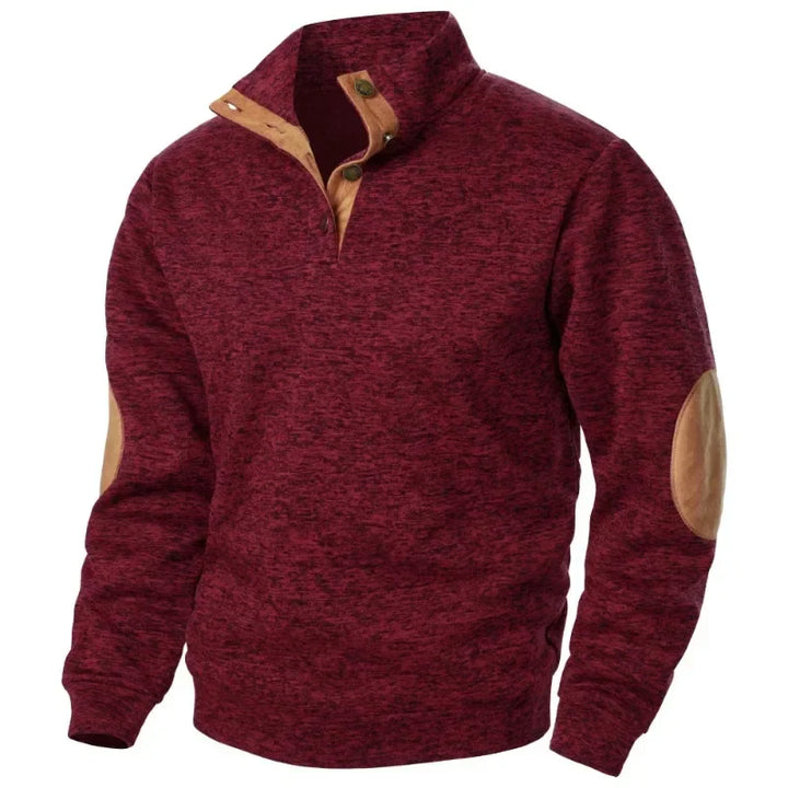 Men's V-Neck Sweatshirt for Outdoor & Casual Style