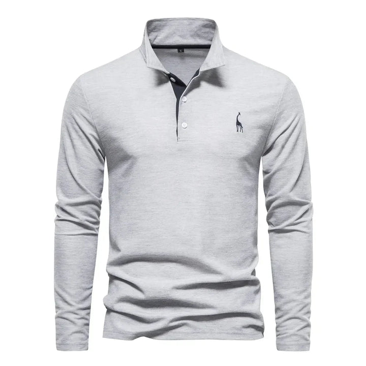 Bastian – Long Sleeve Polo for men