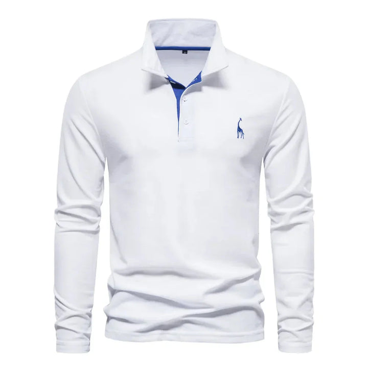 Bastian – Long Sleeve Polo for men