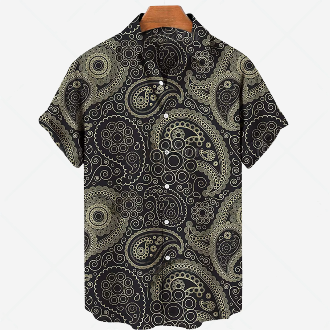 Casual Short-Sleeve Shirt with Print Effortless Style for Every Occasion