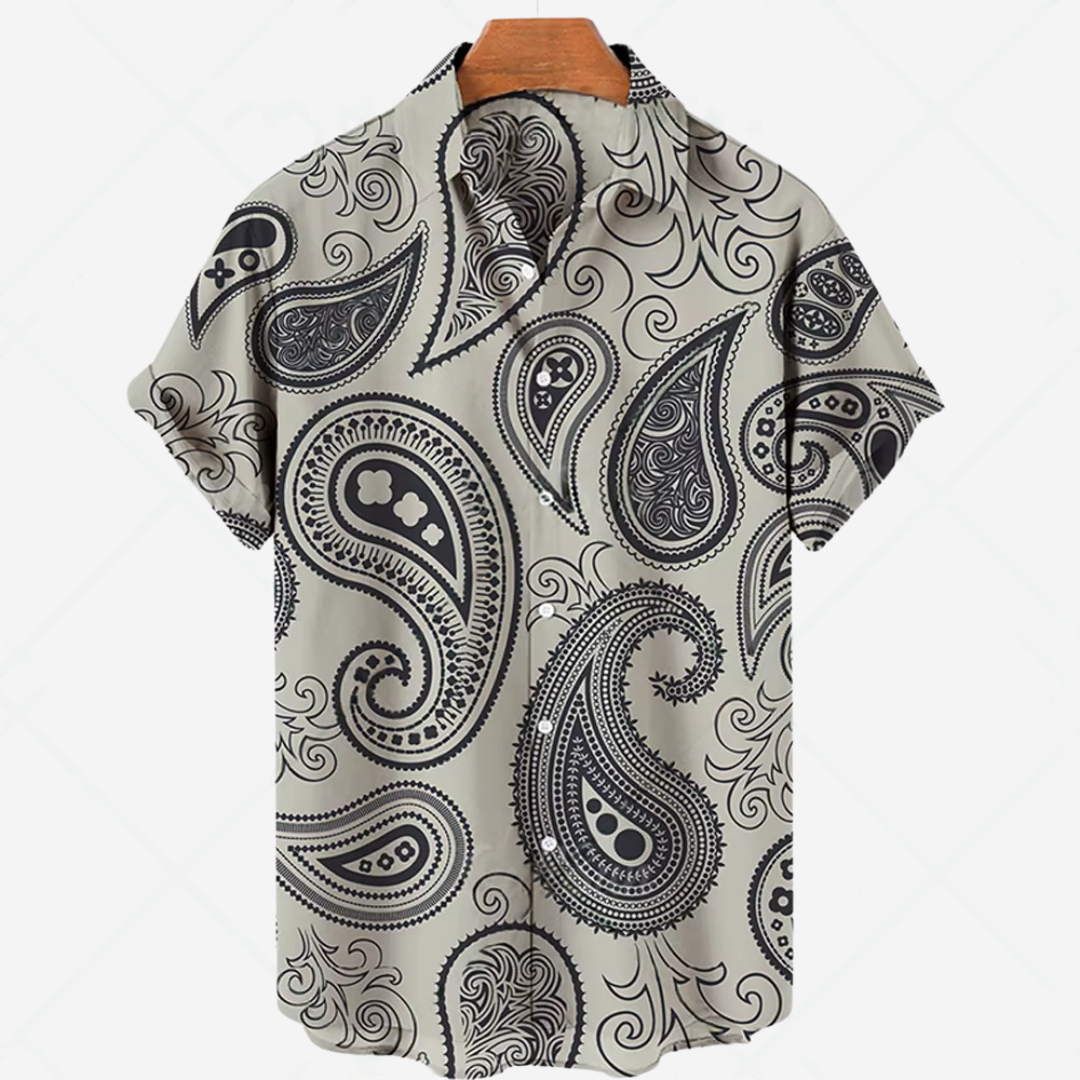 Casual Short-Sleeve Shirt with Print Effortless Style for Every Occasion