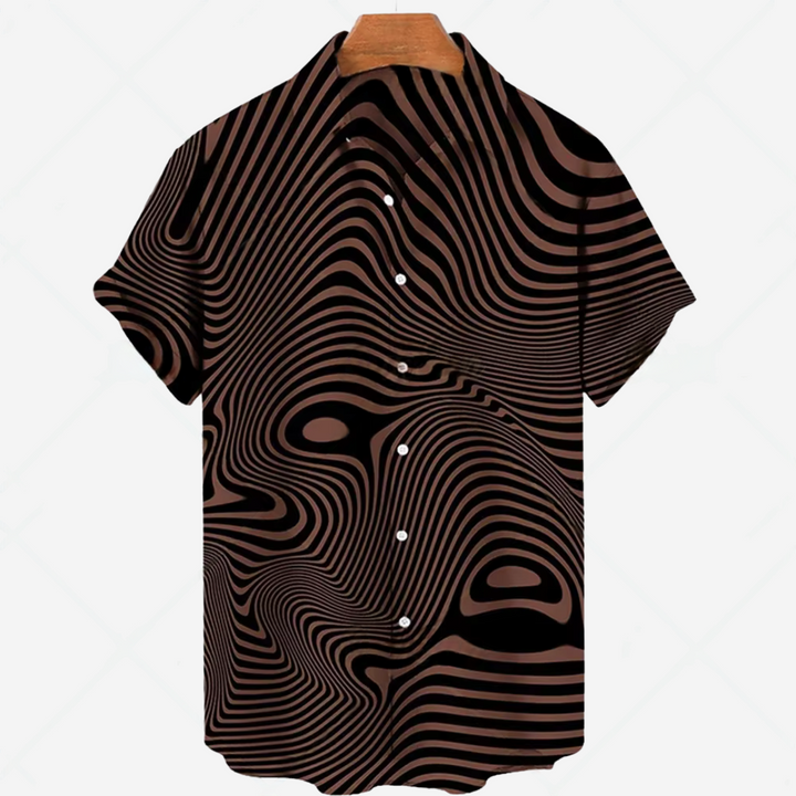 Casual Short-Sleeve Shirt with Print Effortless Style for Every Occasion