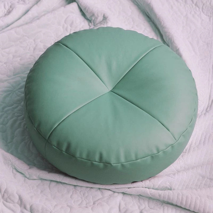 Nappa Leather Japanese Style Cushion – Minimalist Comfort with a Luxurious Touch