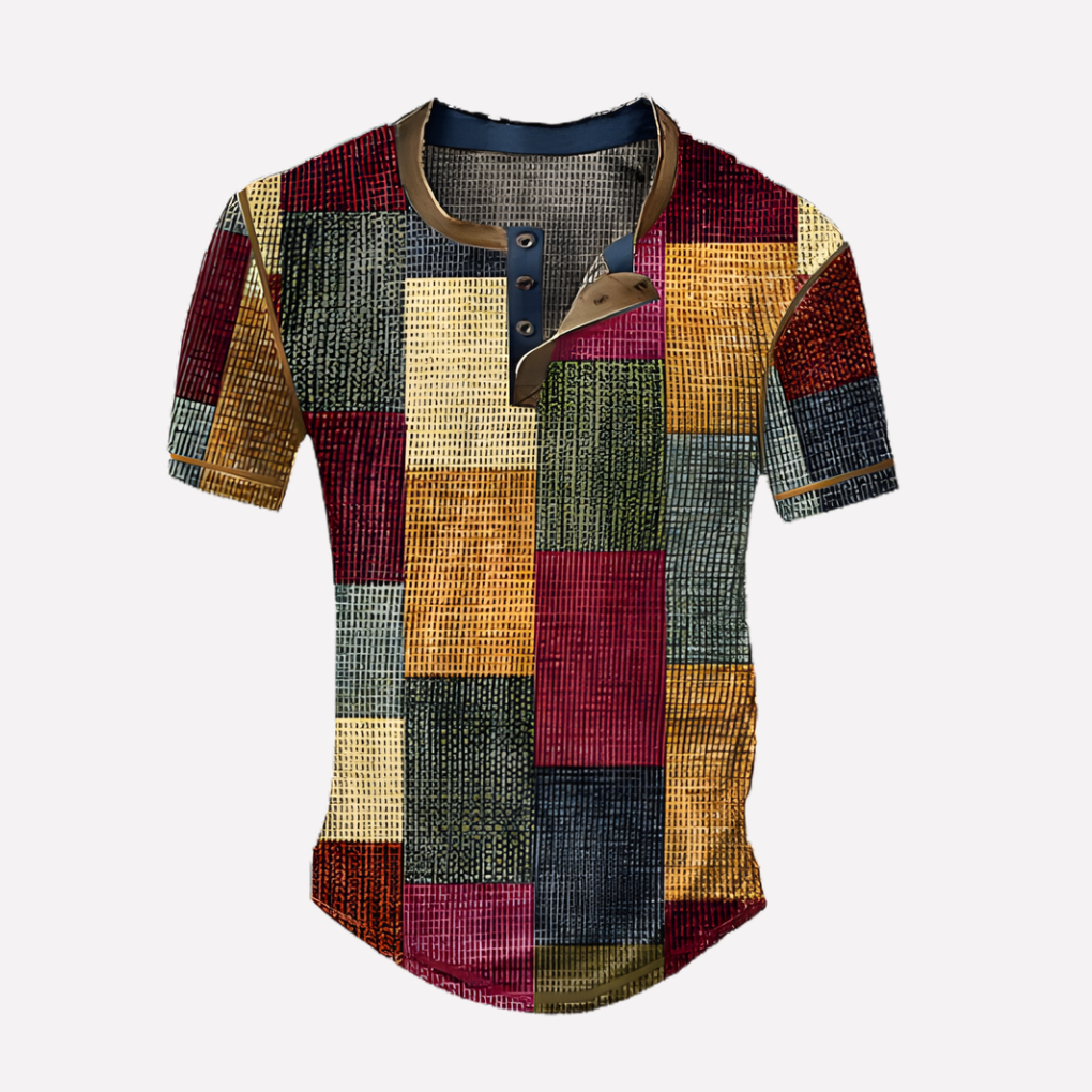 Men’s Waffle Knit Casual Tee