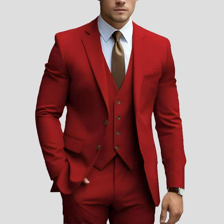 Elegant Style Men’s 3 Piece Beige Slim Fit Suit ( Pre-Sale )