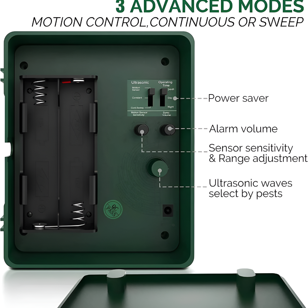 Woodpecker Ultrasonic Repeller for Effective Bird Control