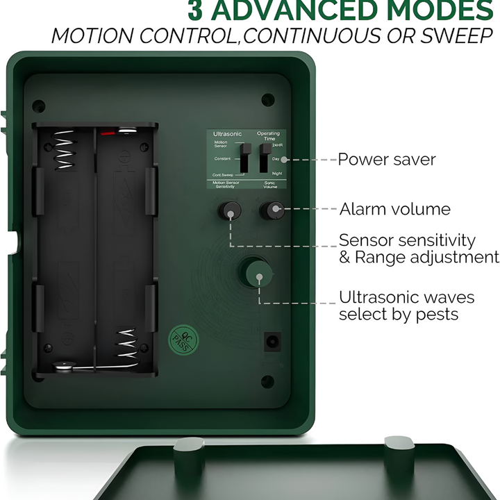 Woodpecker Ultrasonic Repeller for Effective Bird Control