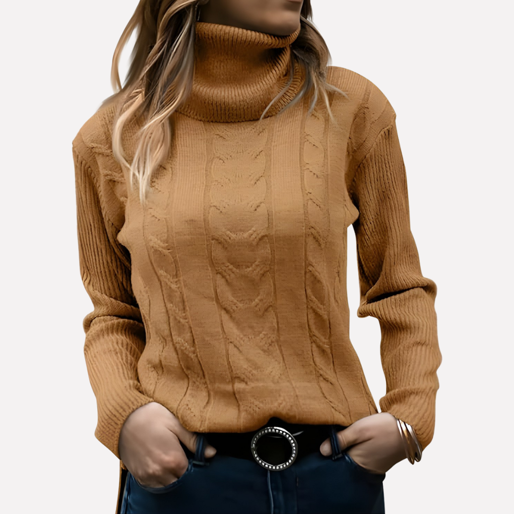 Women’s Turtleneck Pullover – Relaxed Everyday Style