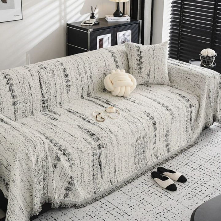 Almond Crest Sofa Cover Elegant Comfort for Your Living Space