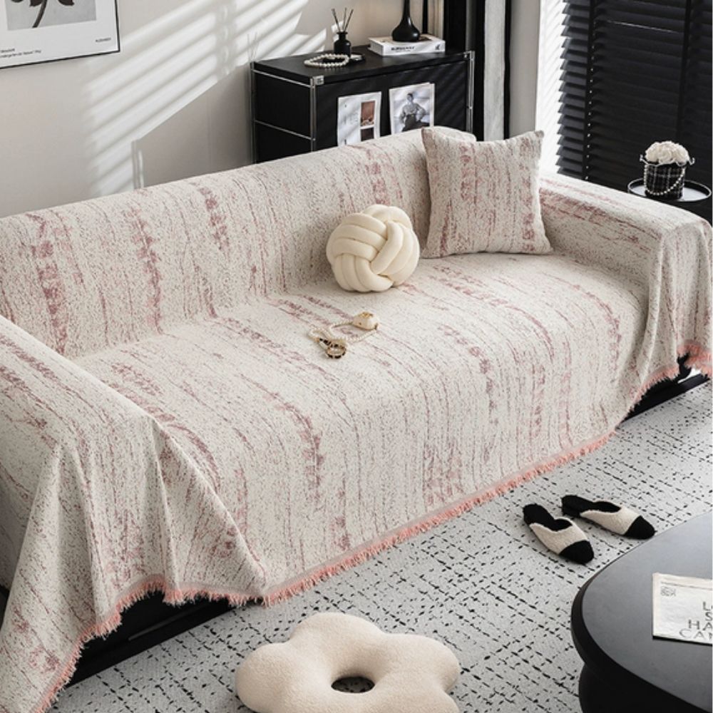 Almond Crest Sofa Cover Elegant Comfort for Your Living Space