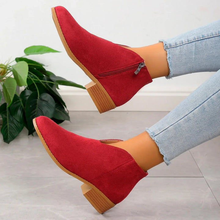Stylish Suede Ankle Boots for Women
