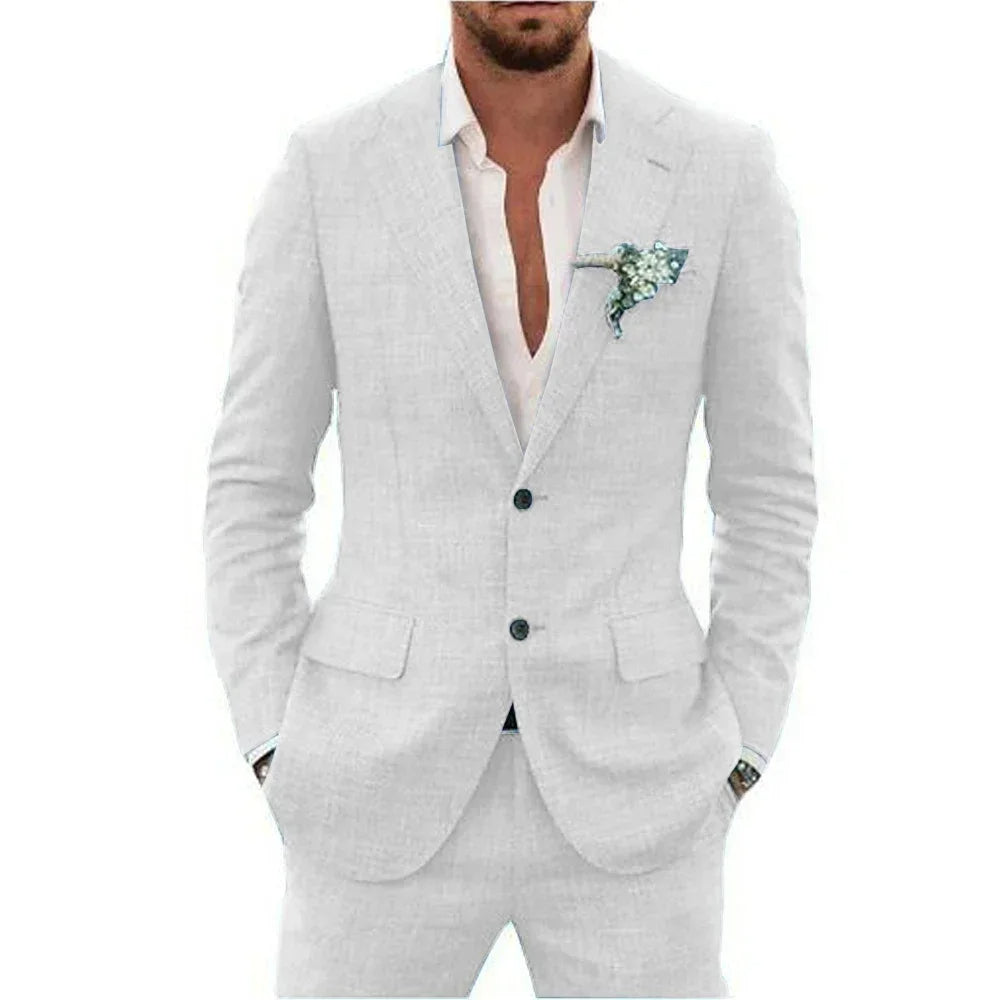 Declan – Men's Linen Suit