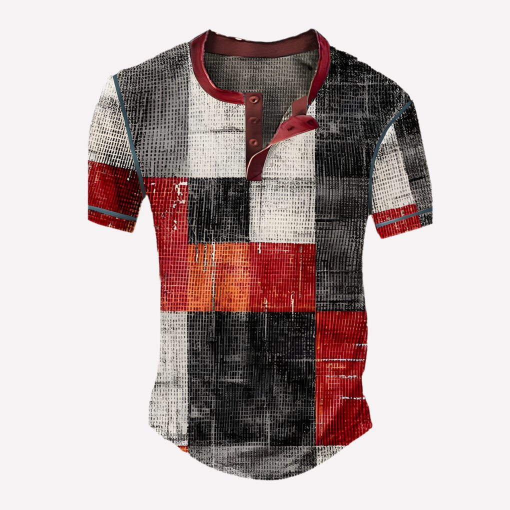 Men’s Waffle Knit Casual Tee