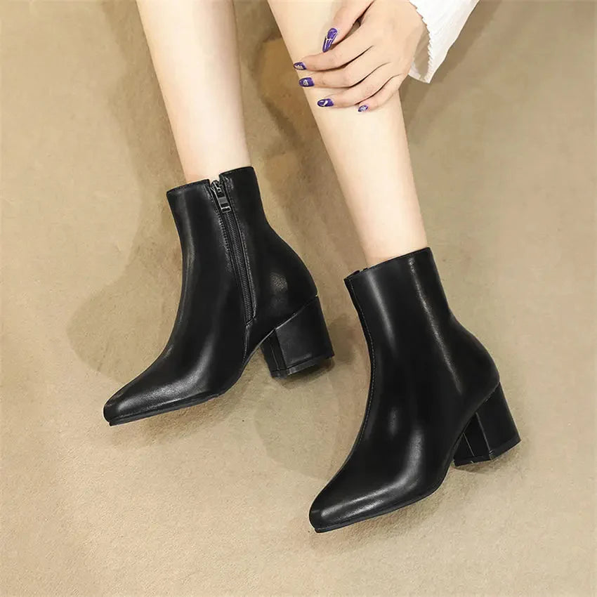 Stylish Silver Ankle Boots for Women