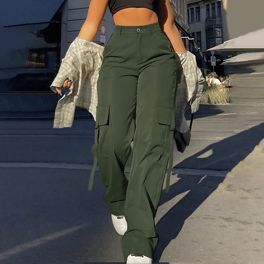 Women’s High Waisted Cargo Pants
