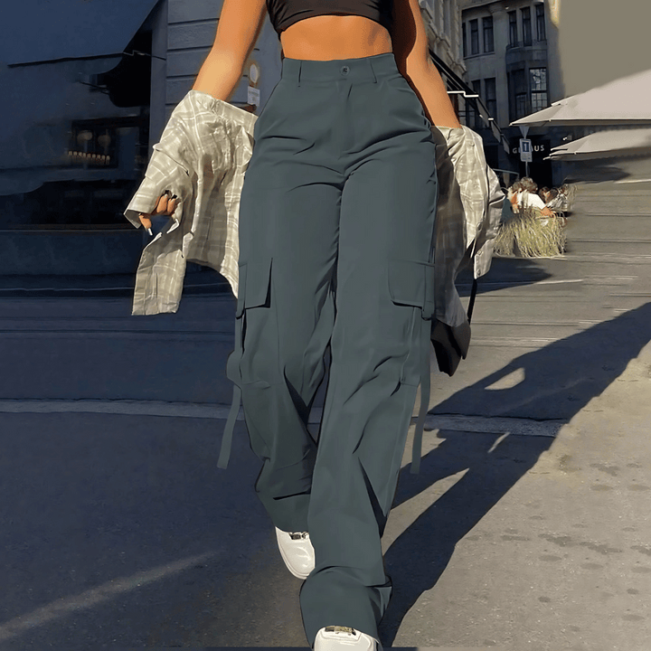 Women’s High Waisted Cargo Pants