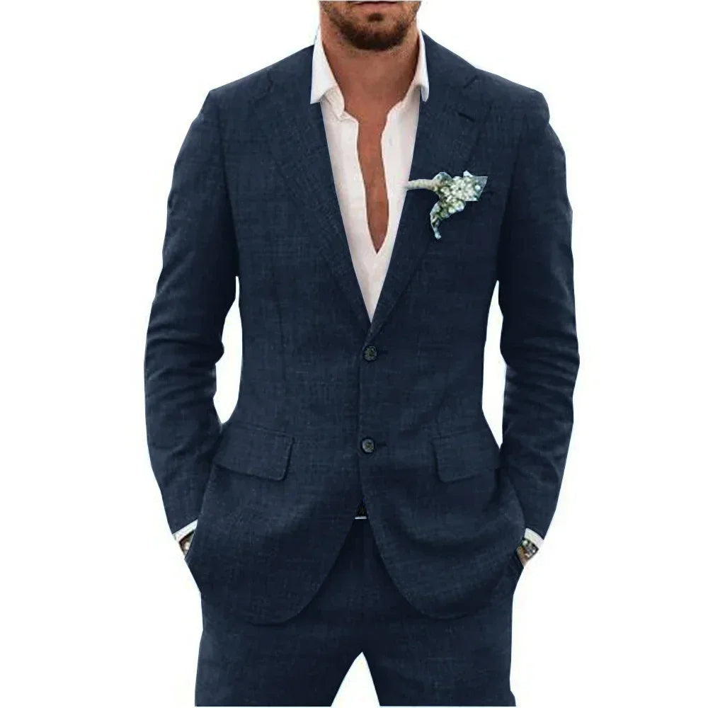 Declan – Men's Linen Suit