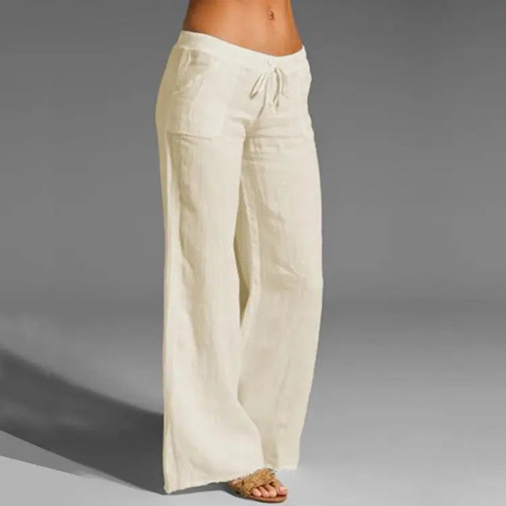 Women's Linen Casual Loose Summer Trousers Effortless Cool for Warm-Weather Days